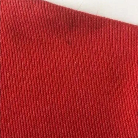 Izod Men’s V Neck Ribbed Sweater XL Red Cotton Blend - Picture 6 of 12